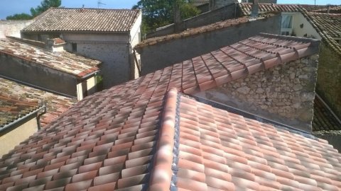 Rénovation d'une toiture à Portiragnes